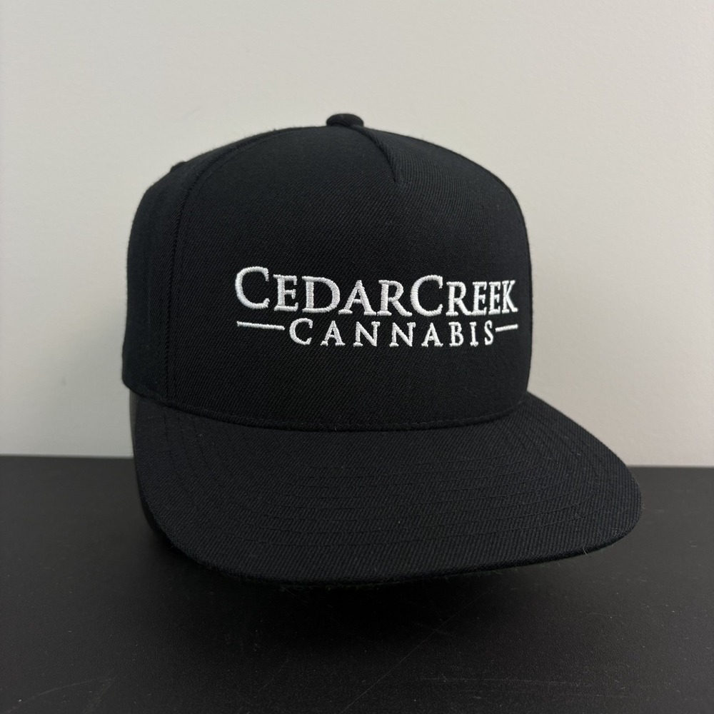 Cedar Creek Cannabis Hat Embroidered Marijuana Weed Cap Snapback Adjustable